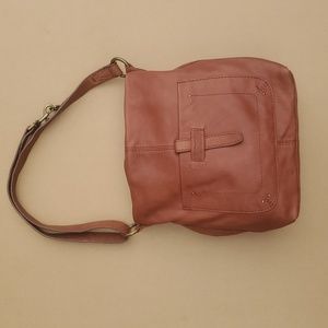 American Leather Co. crossbody bag, brown